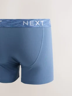 Purple/Blue/Red 5 Pack Cotton Rich Trunk Boxers