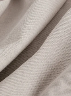 Putty Contrast Stitch Regular Fit Heavyweight T-Shirt