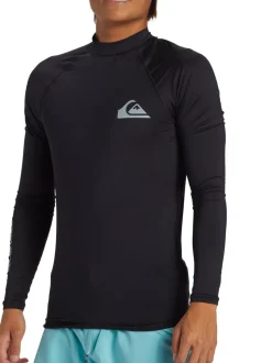 Quiksilver Black Long Sleeve Rash Vest