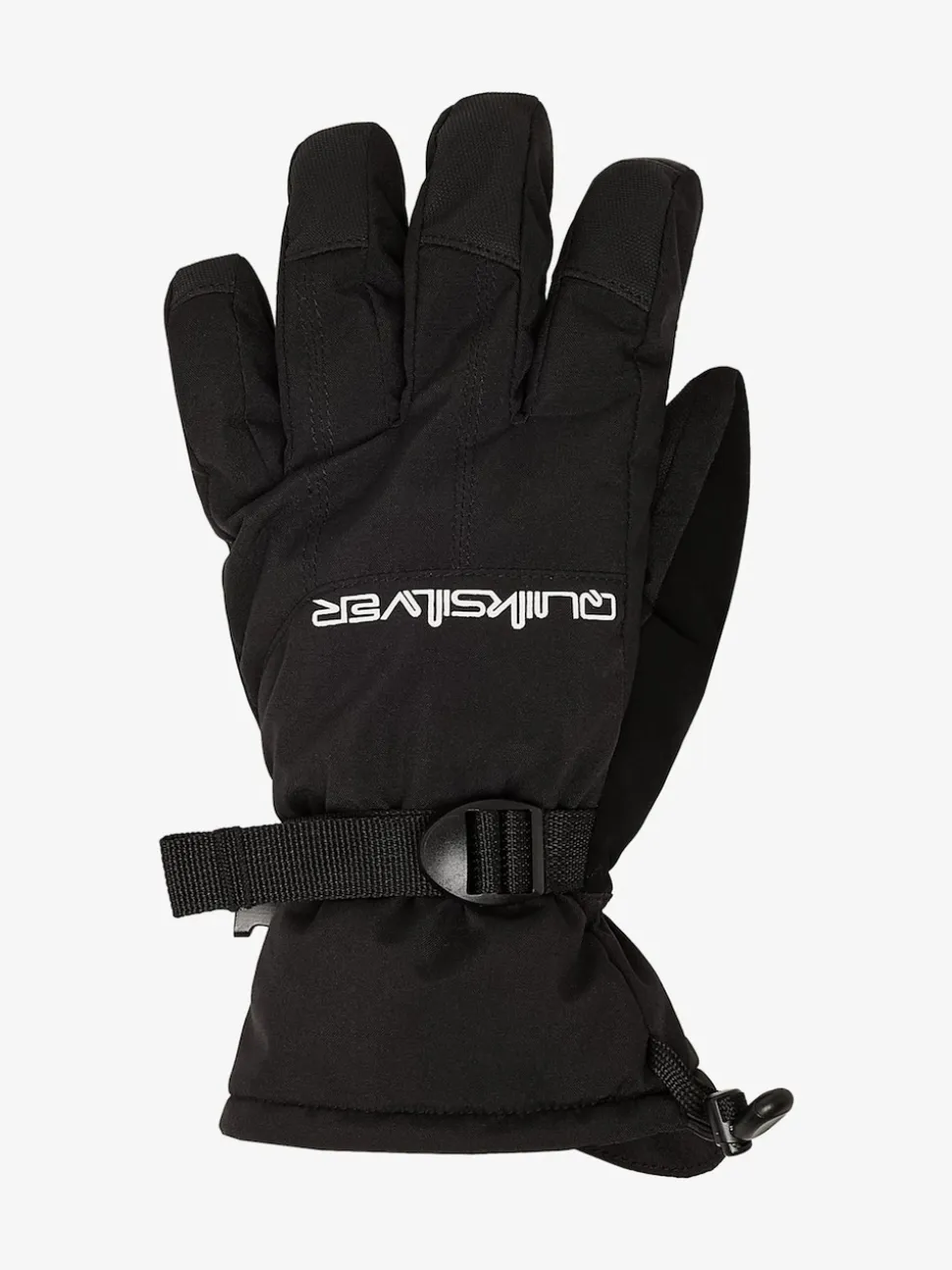 Quiksilver Black Mission Logo Ski Gloves