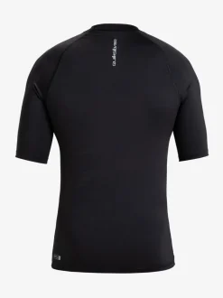 Quiksilver Black Short Sleeve UPF50 Rash Vest
