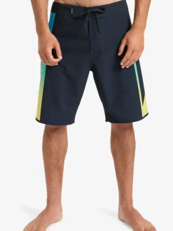 Quiksilver Black Surfsilk Holmes 20 Logo Swim Shorts