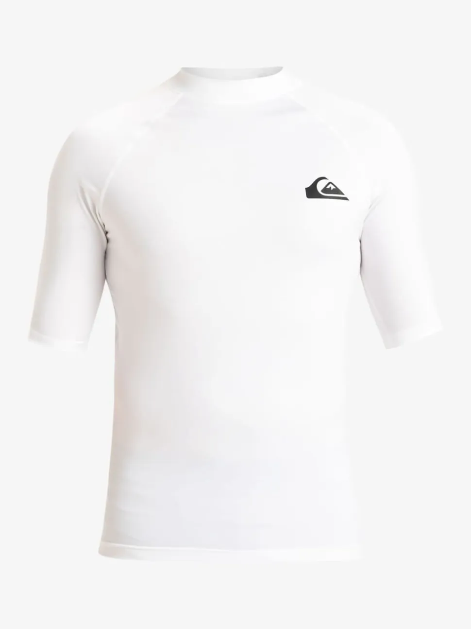 Quiksilver White Short Sleeve UPF50 Rash Vest
