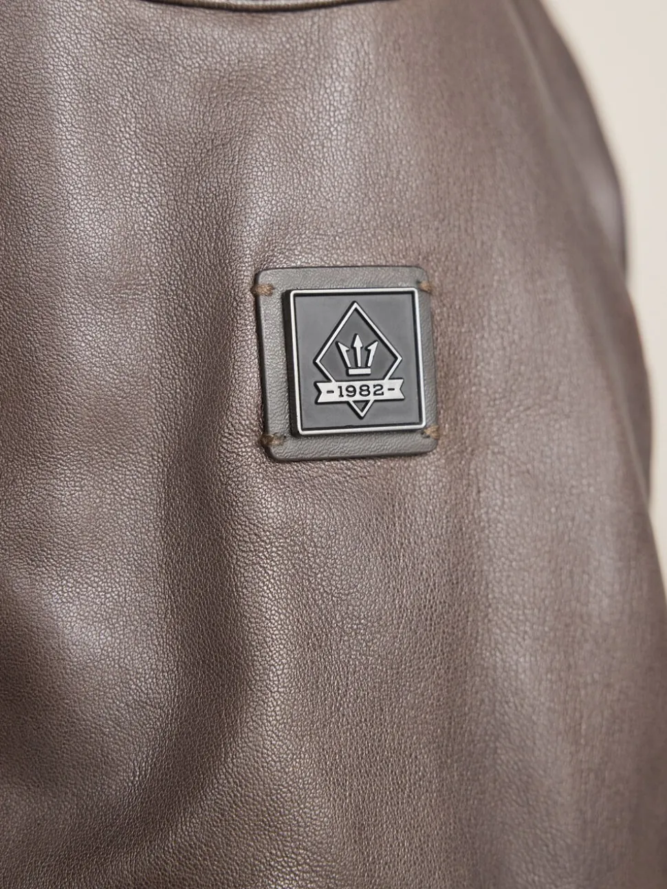 Red Brown Signature Four Pocket Leather Biker Jacket