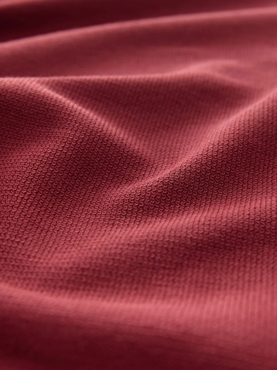 Red Regular Fit Textured Smart Polo Shirt