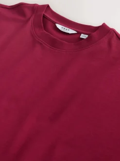 Red Relaxed Fit Heavyweight T-Shirt