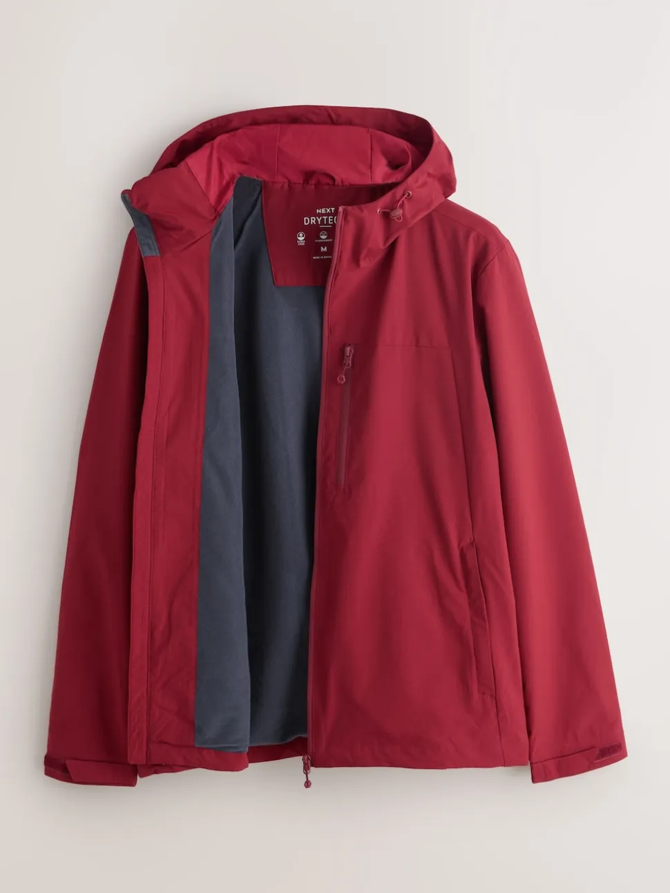 Red Shower Resistant Anorak Jacket