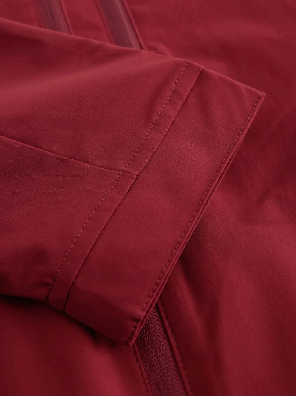 Red Shower Resistant Anorak Jacket