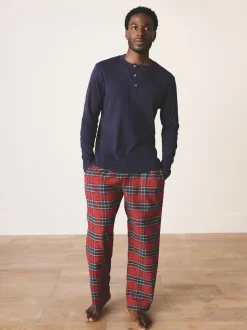 Red Tartan Matching Family Christmas Long Sleeve Pyjamas
