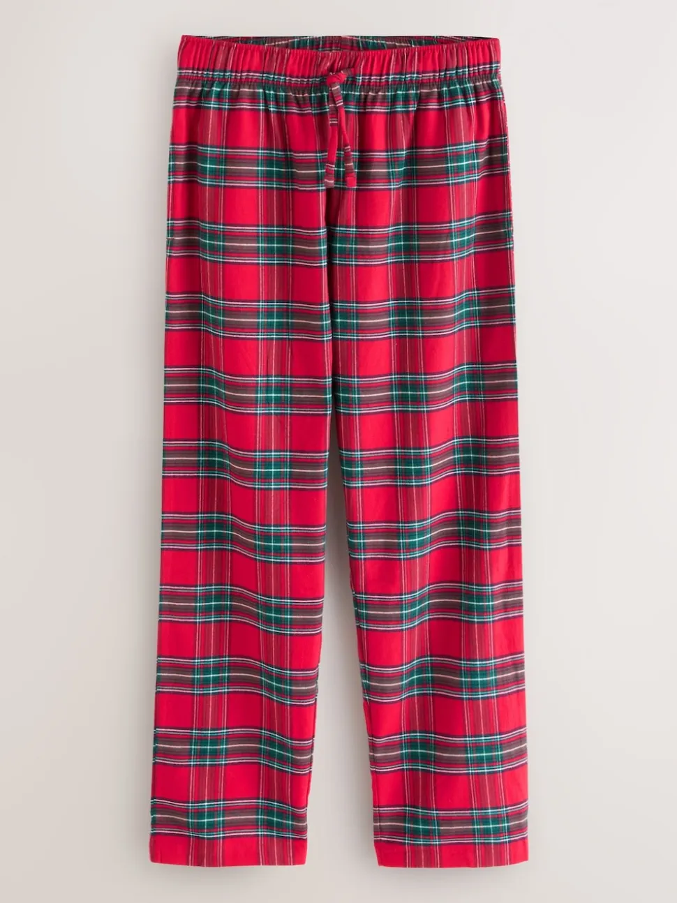 Red Tartan Matching Family Christmas Long Sleeve Pyjamas