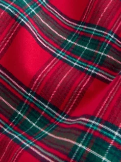 Red Tartan Matching Family Christmas Long Sleeve Pyjamas