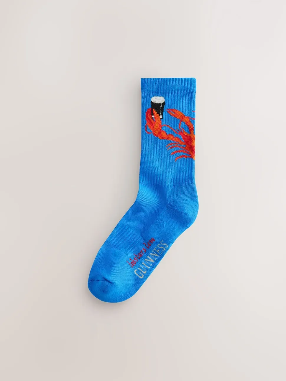 Red/Blue Guinness Licence Sports Socks 2 Pack