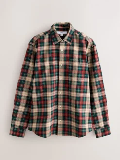 Red/Green Check Soft Touch Long Sleeve Shirt