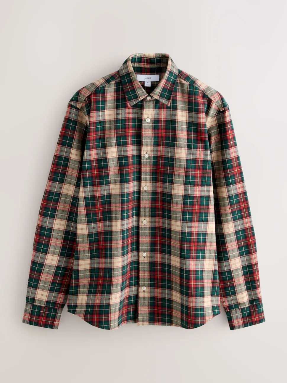 Red/Green Check Soft Touch Long Sleeve Shirt