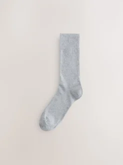 Red/Grey 7 Pack Cotton Rich Socks