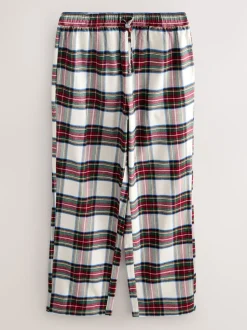 Red/White Check Matching Family Christmas Button Through Pyjamas