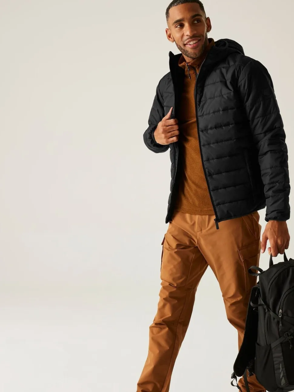 Regatta Black Helfa Midweight Padded Jacket