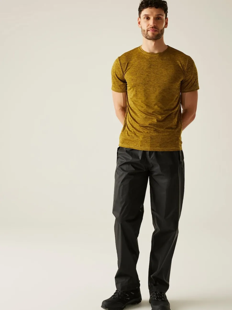 Regatta Black Pack it Waterproof Over Trousers