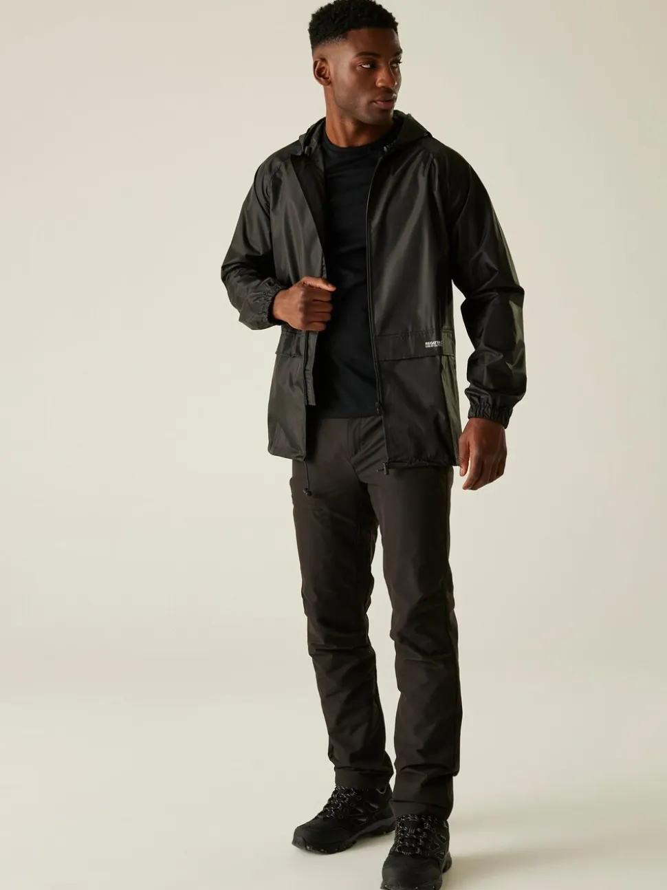 Regatta Black Stormbreak Waterproof Jacket