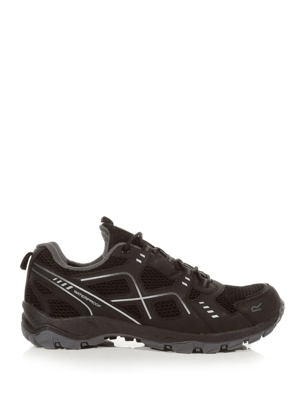 Regatta Black Vendeavour Waterproof Walking Shoes
