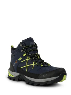 Regatta Black Yellow Mens Samaris III Walking Boots