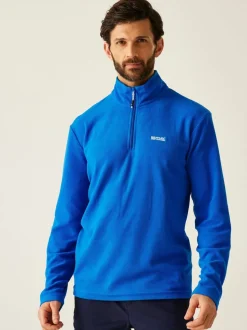 Regatta Bright Blue Thompson Fleece Zip Neck
