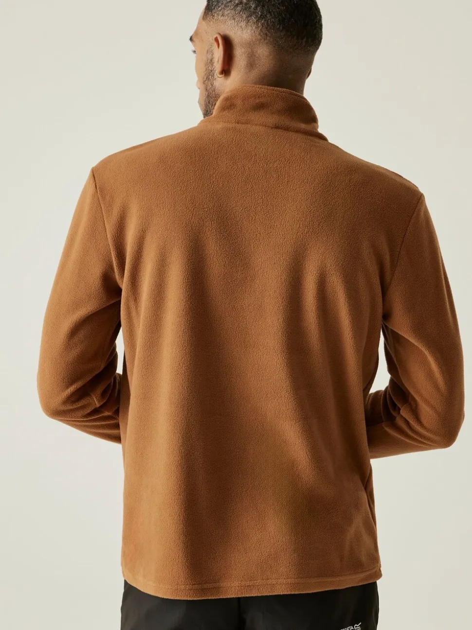 Regatta Brown Thompson Fleece Zip Neck