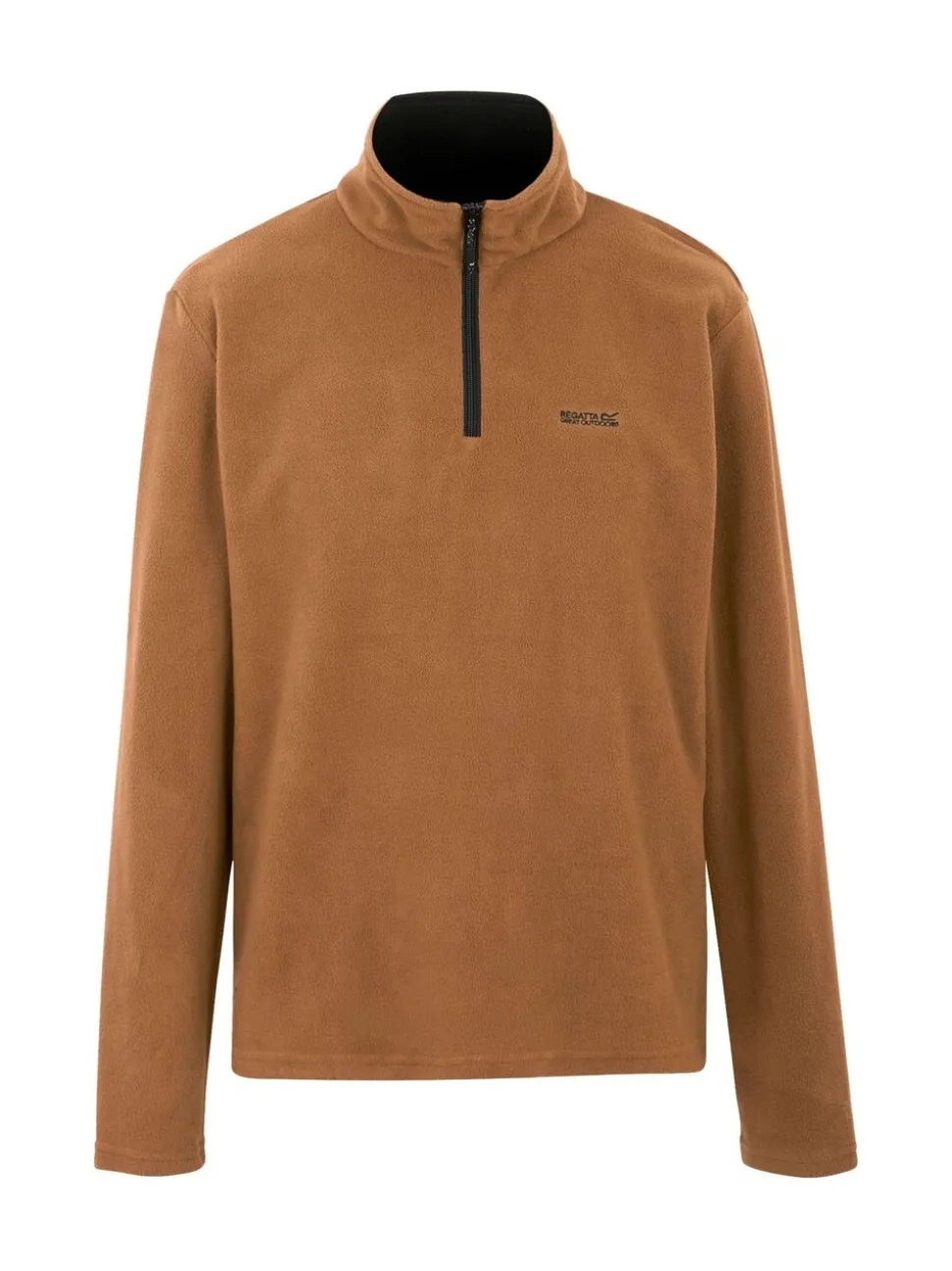 Regatta Brown Thompson Fleece Zip Neck