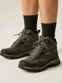 Regatta Green Mens Holcombe III Walking Boots