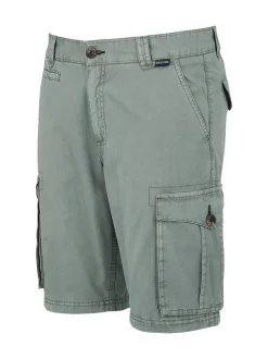 Regatta Grey Mens Shorebay Vintage Look Cargo II Shorts