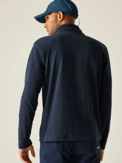 Regatta Navy Blue Mens Thompson Lightweight Half Zip Fleece