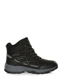 Regatta Off Black Mens Vendeavour Waterproof Hiking Boots