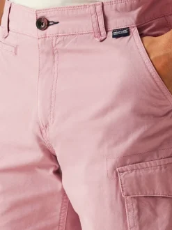 Regatta Pink Mens Shorebay Vintage Look Cargo II Shorts