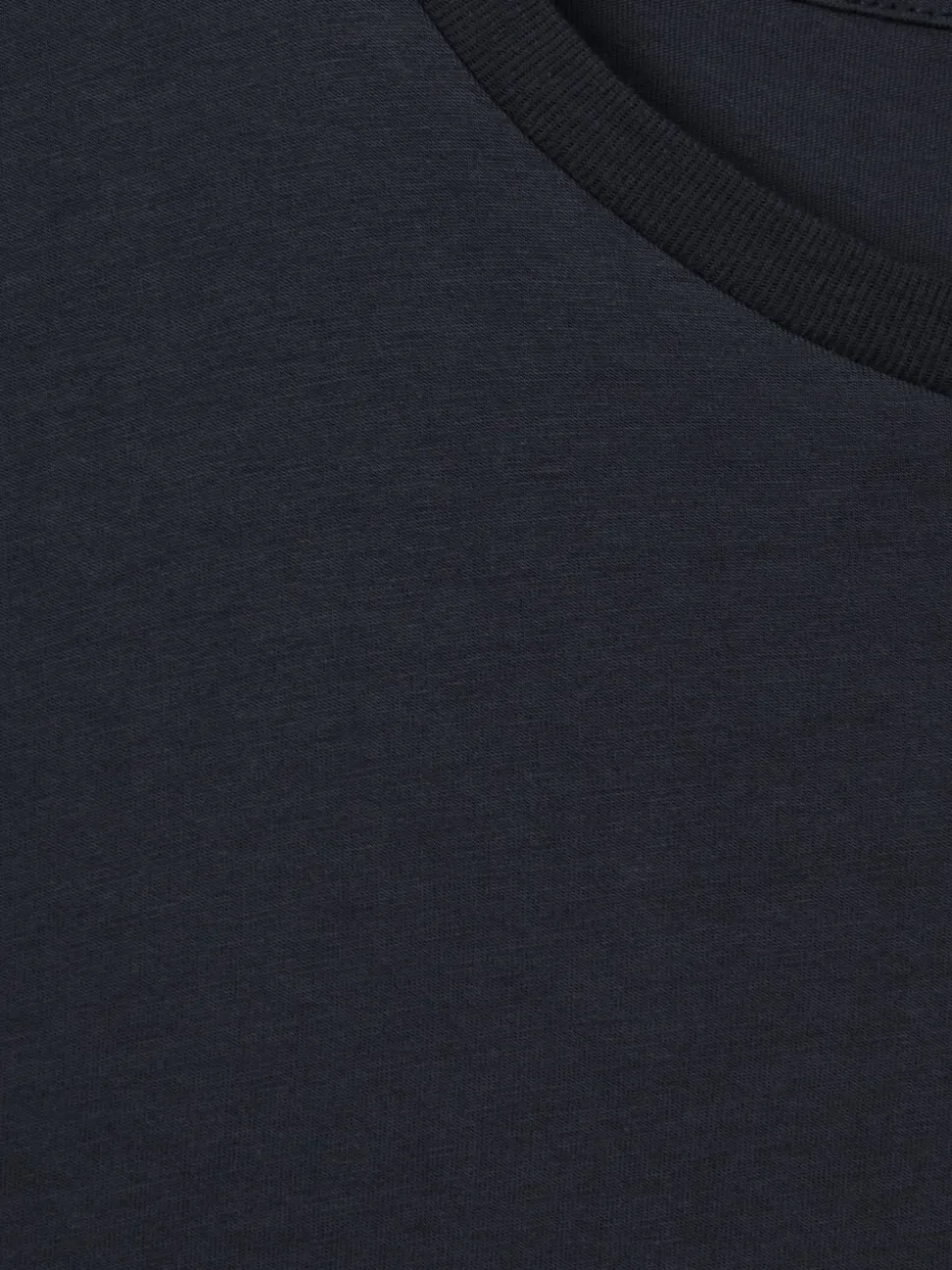 Reiss Airforce Blue Bless Cotton Crew Neck T-Shirt
