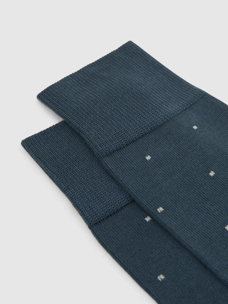 Reiss Airforce Blue Mario Spot Polka Dot Socks