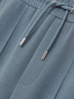 Reiss Airforce Blue Premier Stretch-Jersey Tailored Joggers
