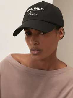 Reiss Black Adagio Reiss | Royal Ballet Logo Cap Unisex Fit