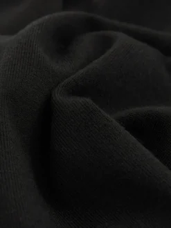 Reiss Black Billings Merino-Blend Stretch Joggers