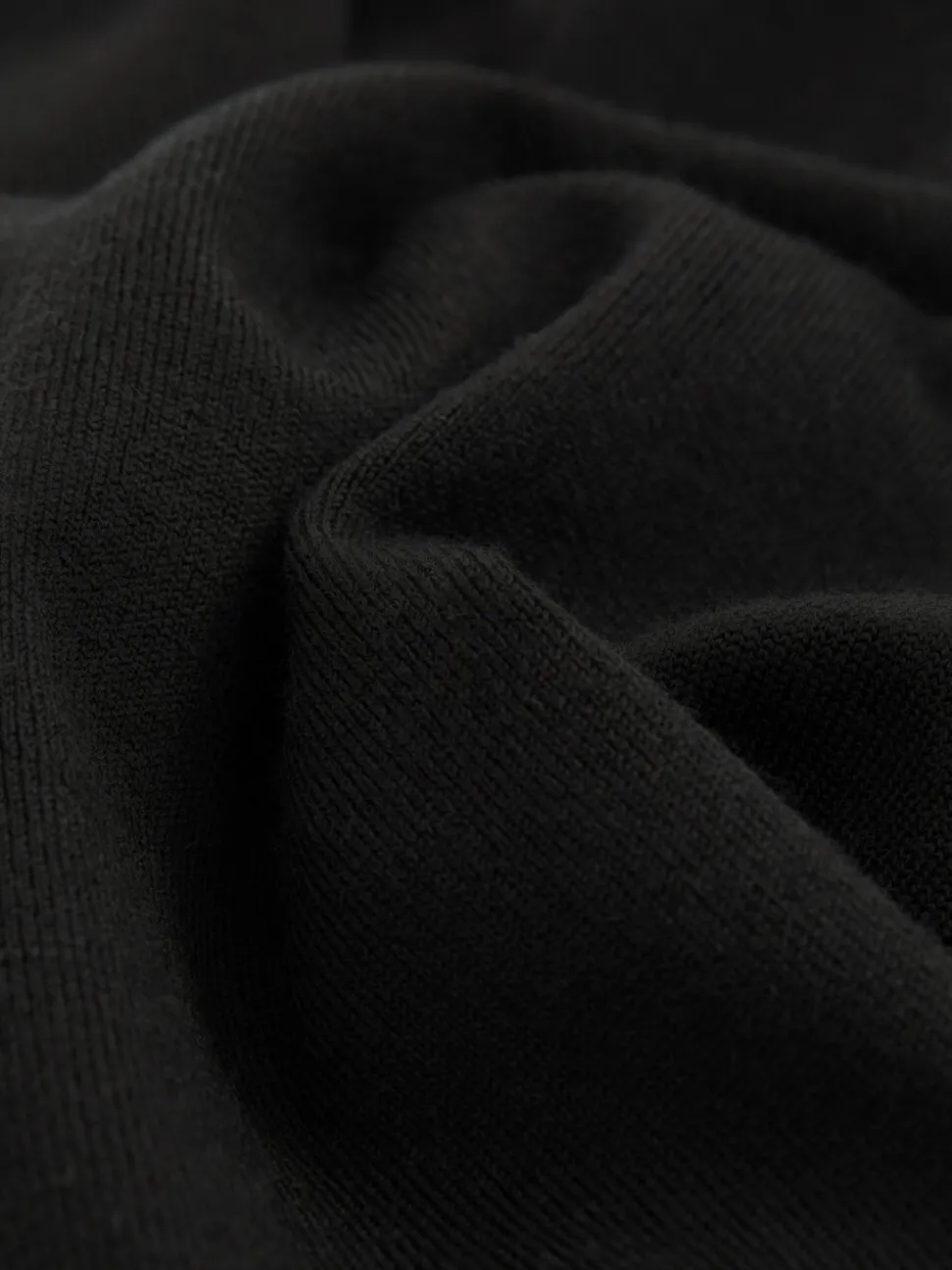 Reiss Black Billings Merino Wool-Blend Cuffed Joggers