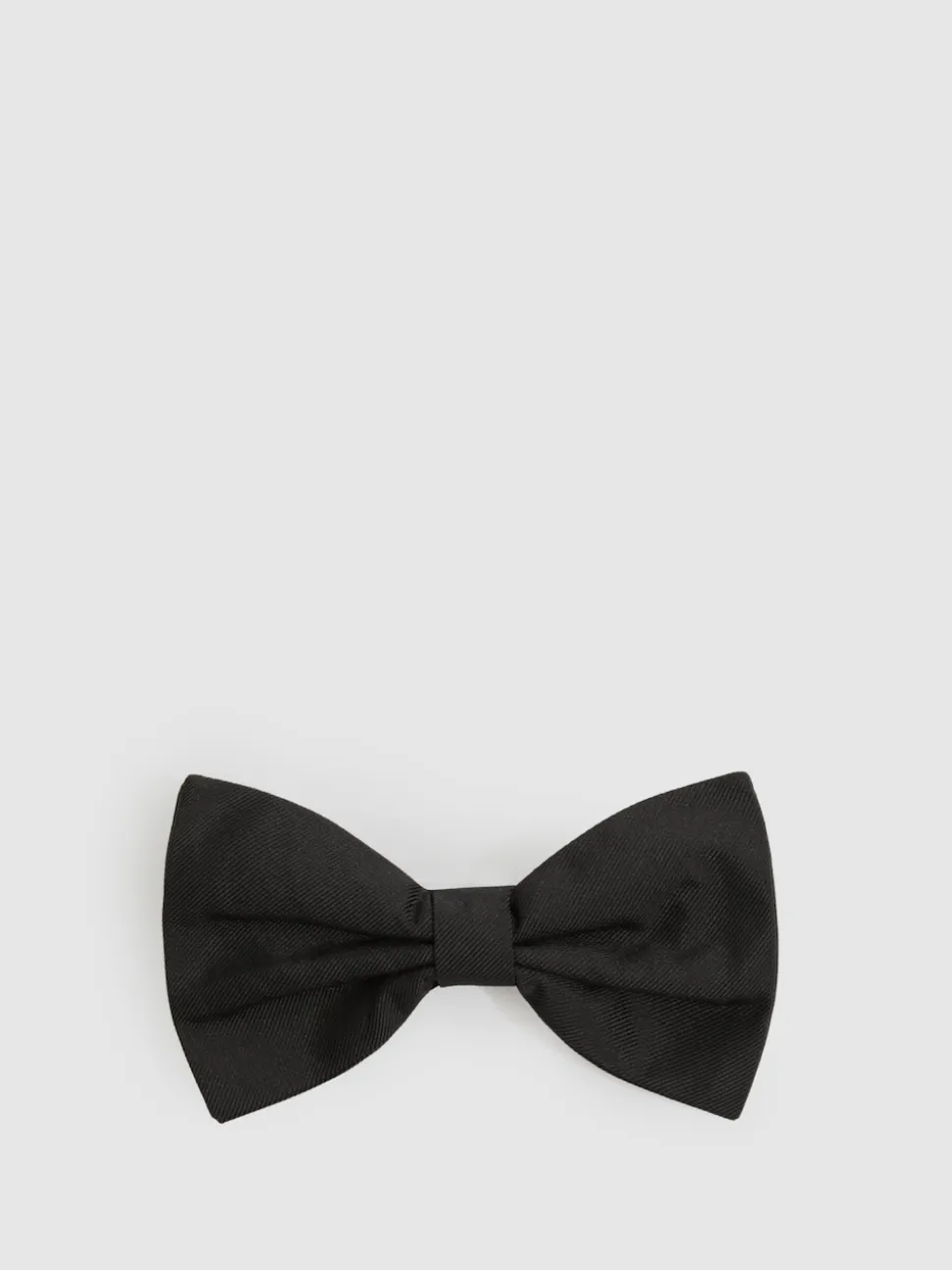 Reiss Black Boyle Grosgrain Silk Bow Tie