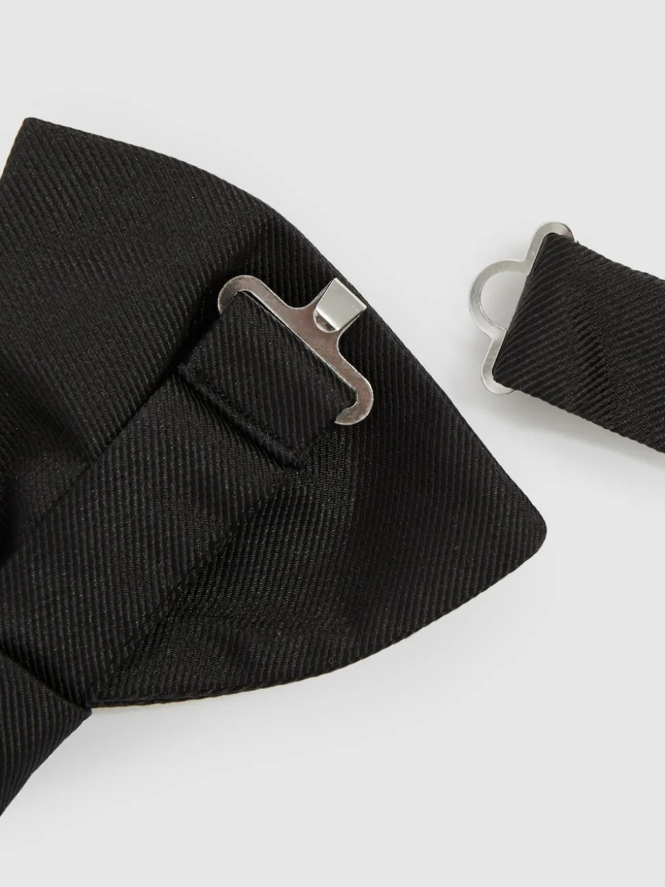 Reiss Black Boyle Grosgrain Silk Bow Tie