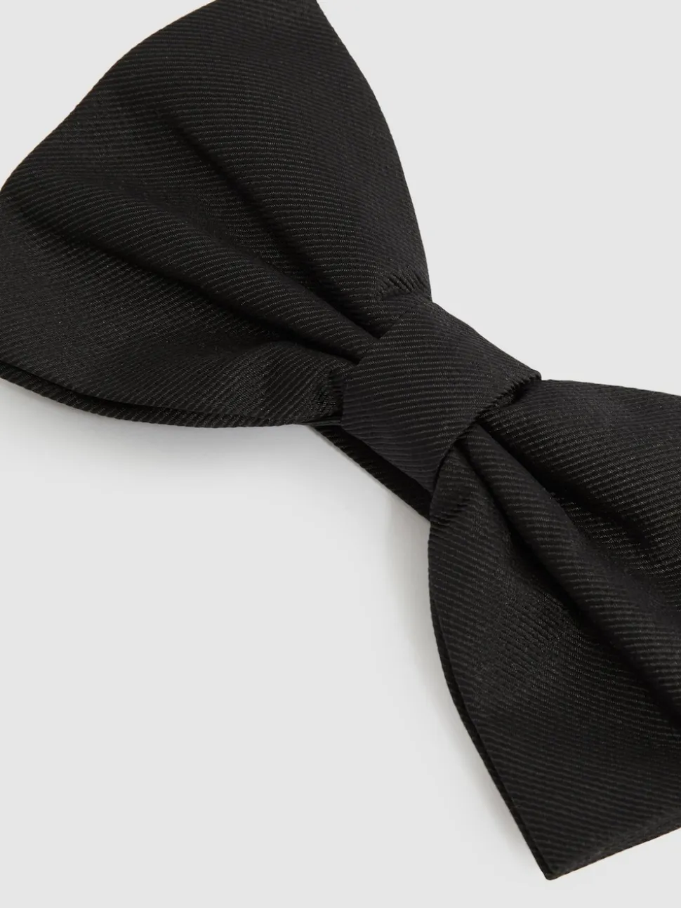 Reiss Black Boyle Grosgrain Silk Bow Tie