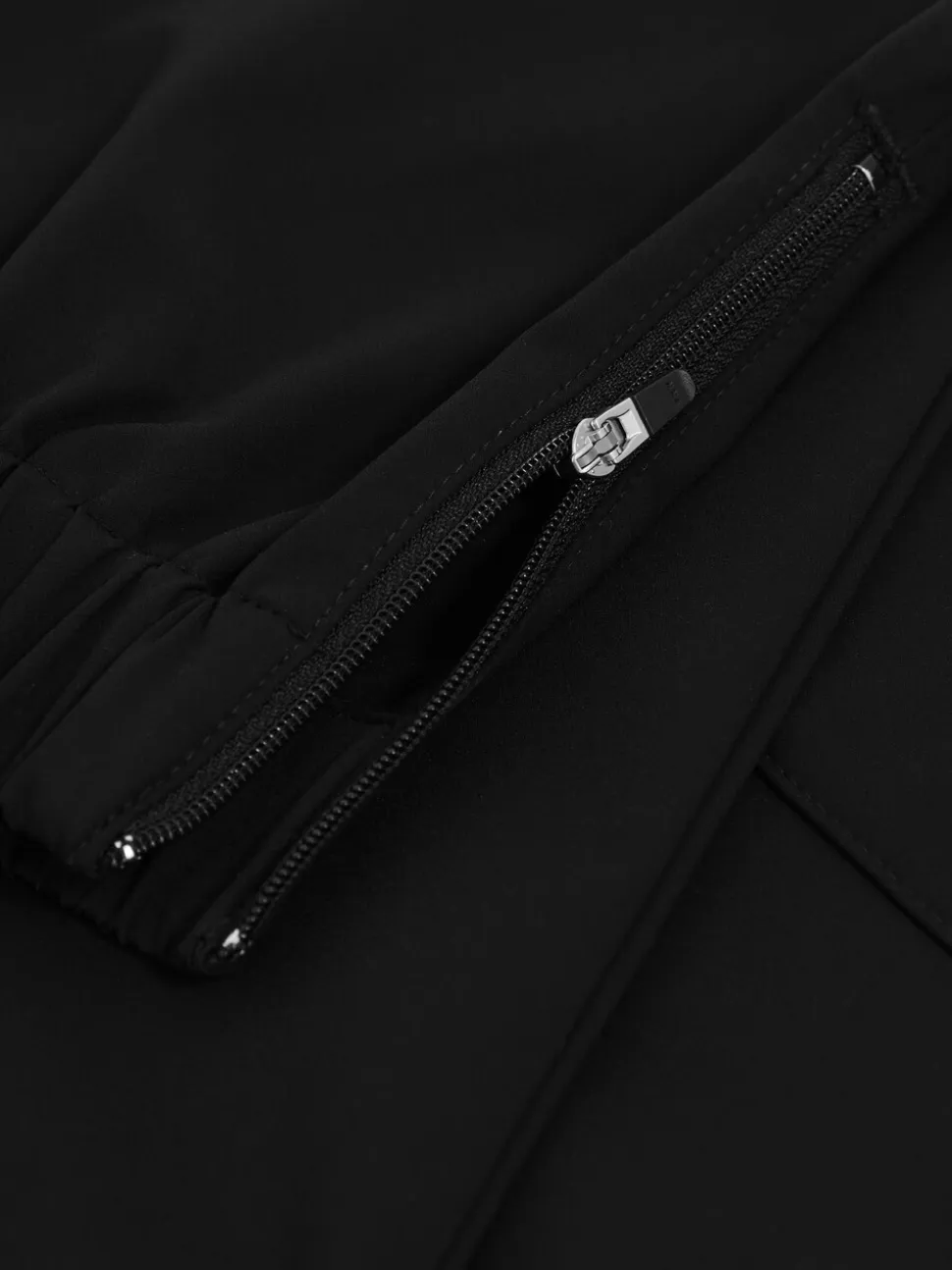 Reiss Black Climb Stretch-Nylon Cuff Trousers