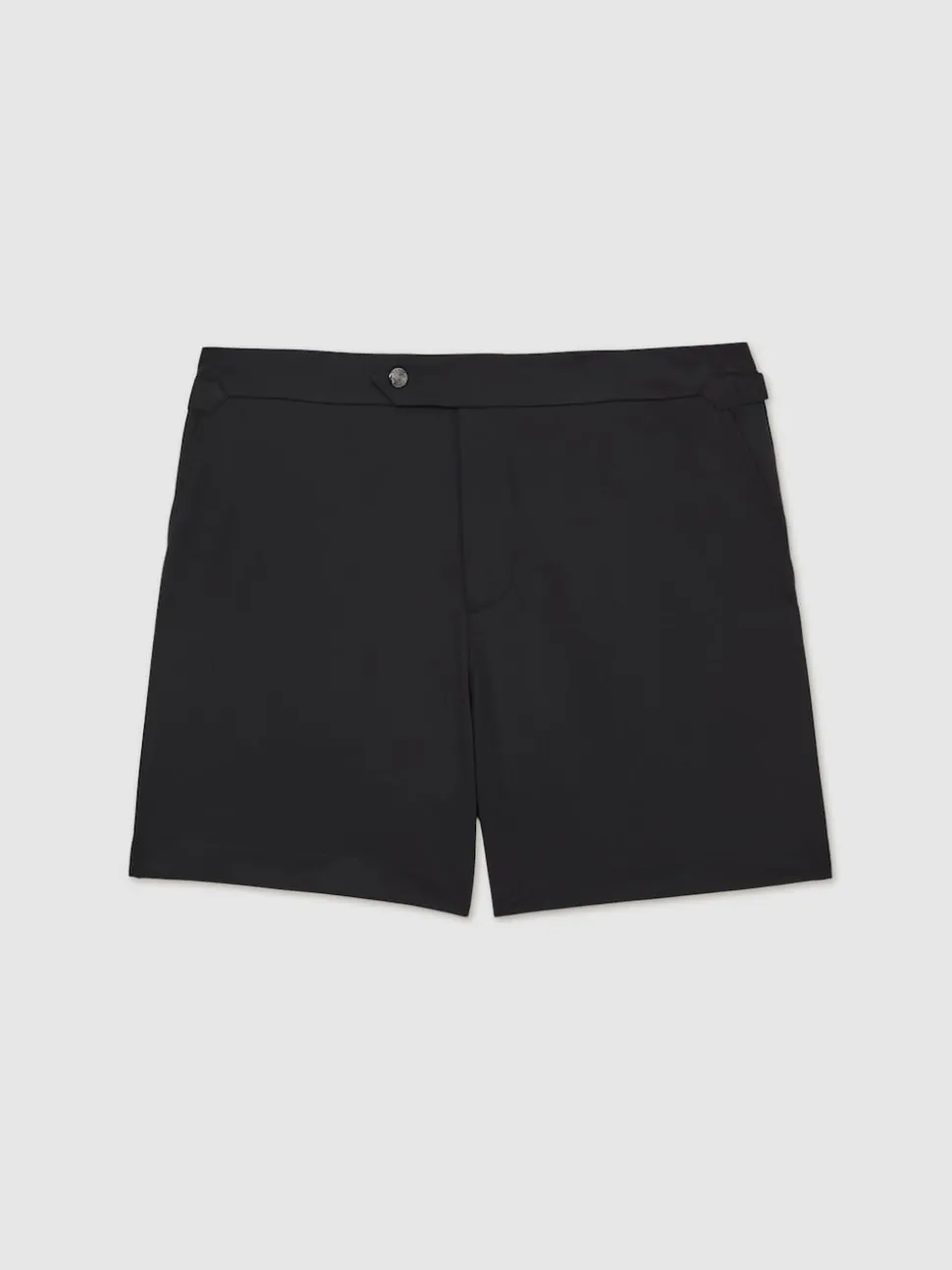 Reiss Black Sun Side-Adjuster Swim Shorts