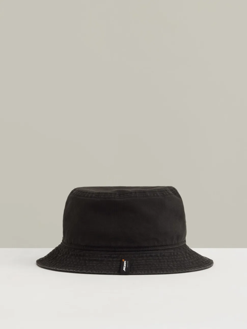 Reiss Black Tapered Unisex Fit McLaren Racing Cotton Bucket Hat