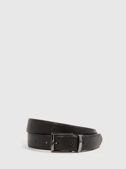 Reiss Black/Brown Ricky Reversible Leather Belt