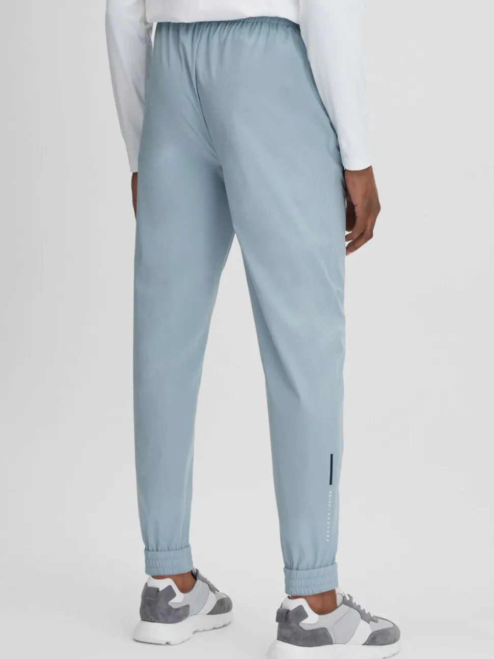 Reiss Blue Silver Dax Castore Water Repellent Track Joggers