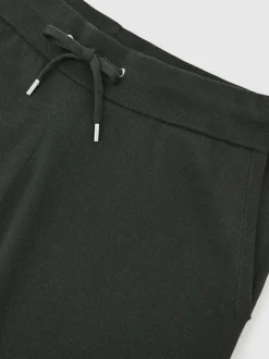 Reiss Bottle Green Billings Merino Wool-Blend Cuffed Joggers