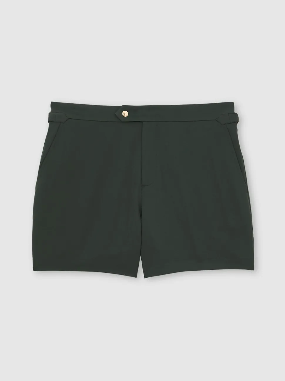 Reiss Bottle Green Sun Side-Adjuster Swim Shorts