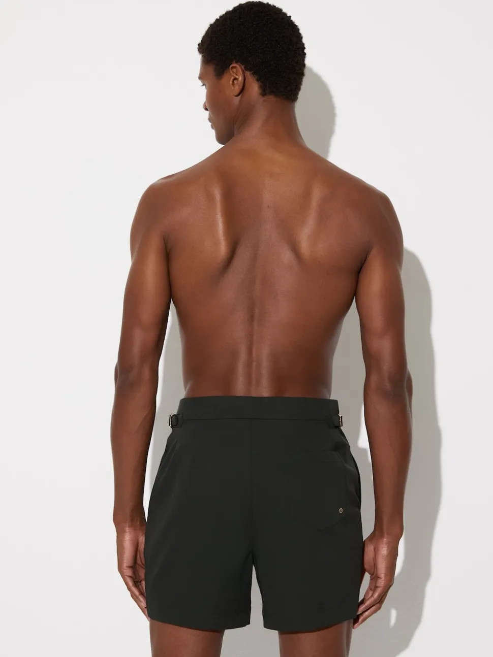 Reiss Bottle Green Sun Side-Adjuster Swim Shorts